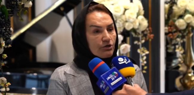 مهردخت اربابی نایب رئیس اول اتحادیه تالارداران