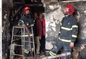 آتشسوزی در اتاق اصناف گرگان؛ شهروندان محبوس خارج شدند